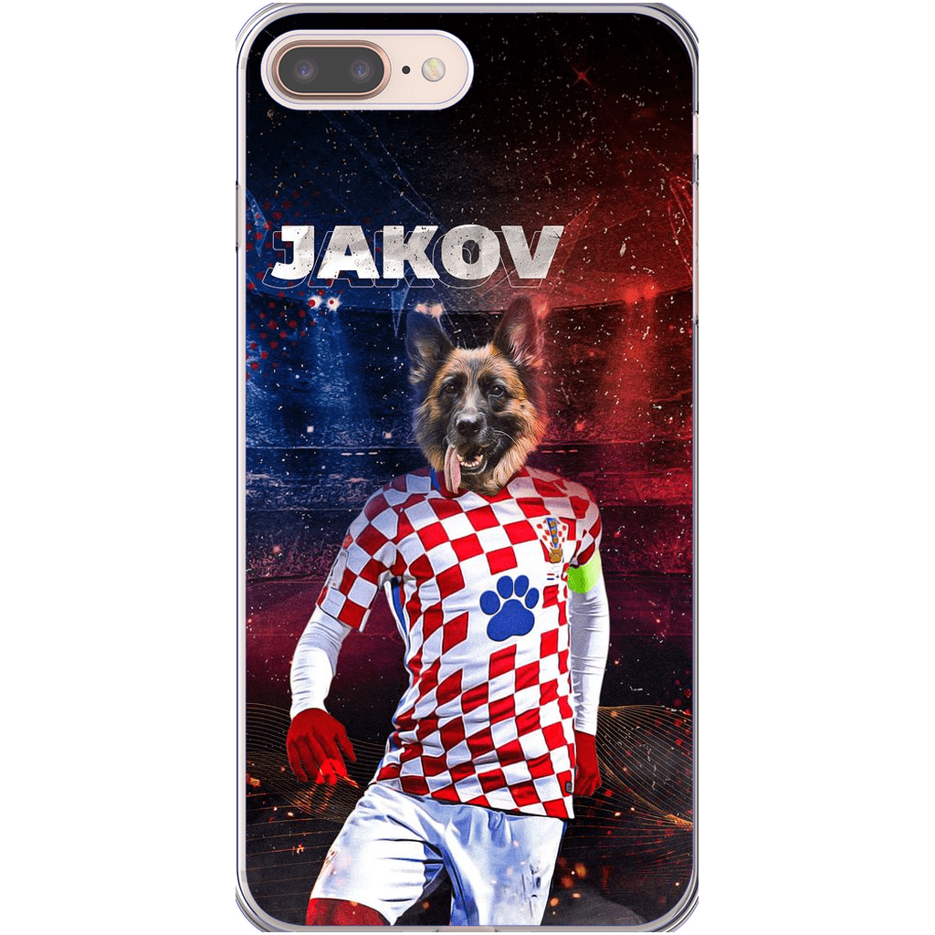 &#39;Croatia Doggos Soccer&#39; Personalized Phone Case