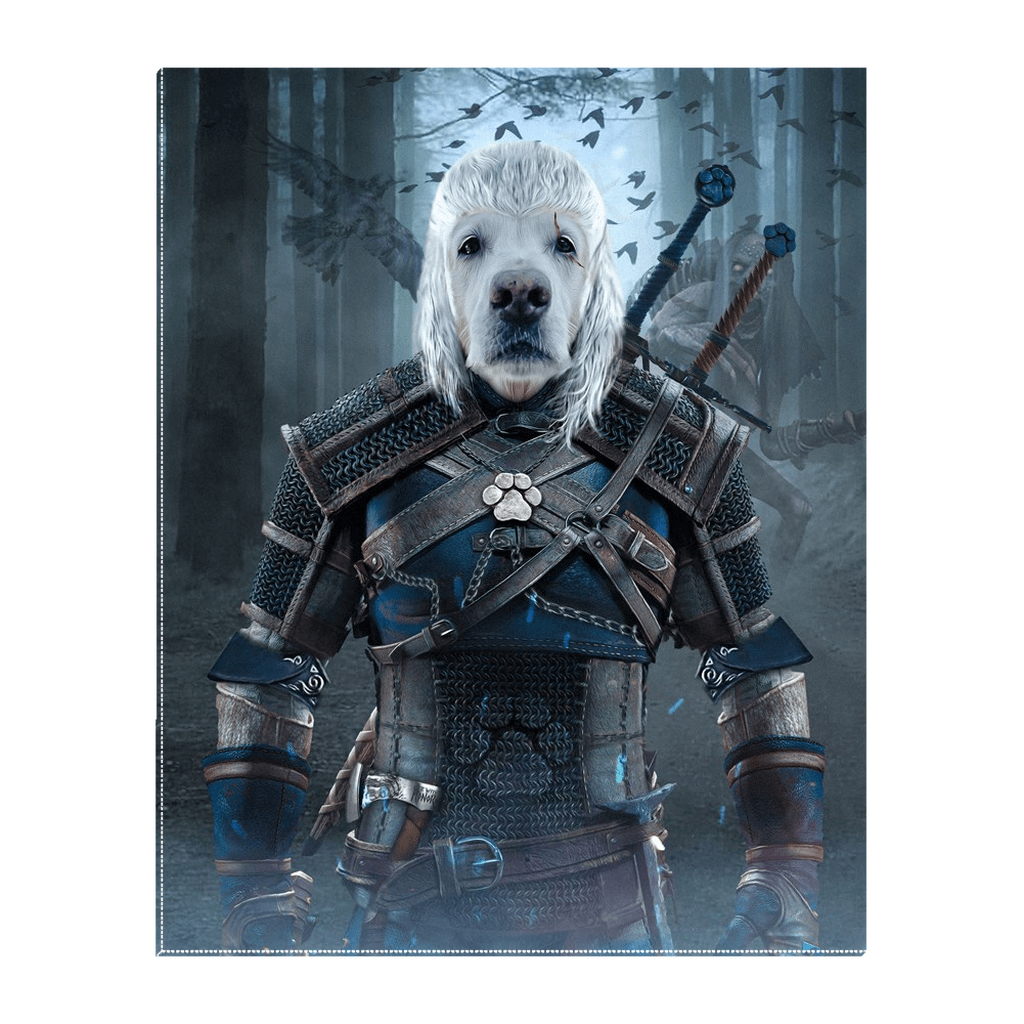 &#39;The Witcher Doggo&#39; Personalized Pet Standing Canvas