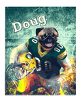 'Green Bay Doggos' Personalized Pet Standing Canvas