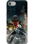 'Bat Dog & Robpaw' Personalized 2 Pet Phone Case