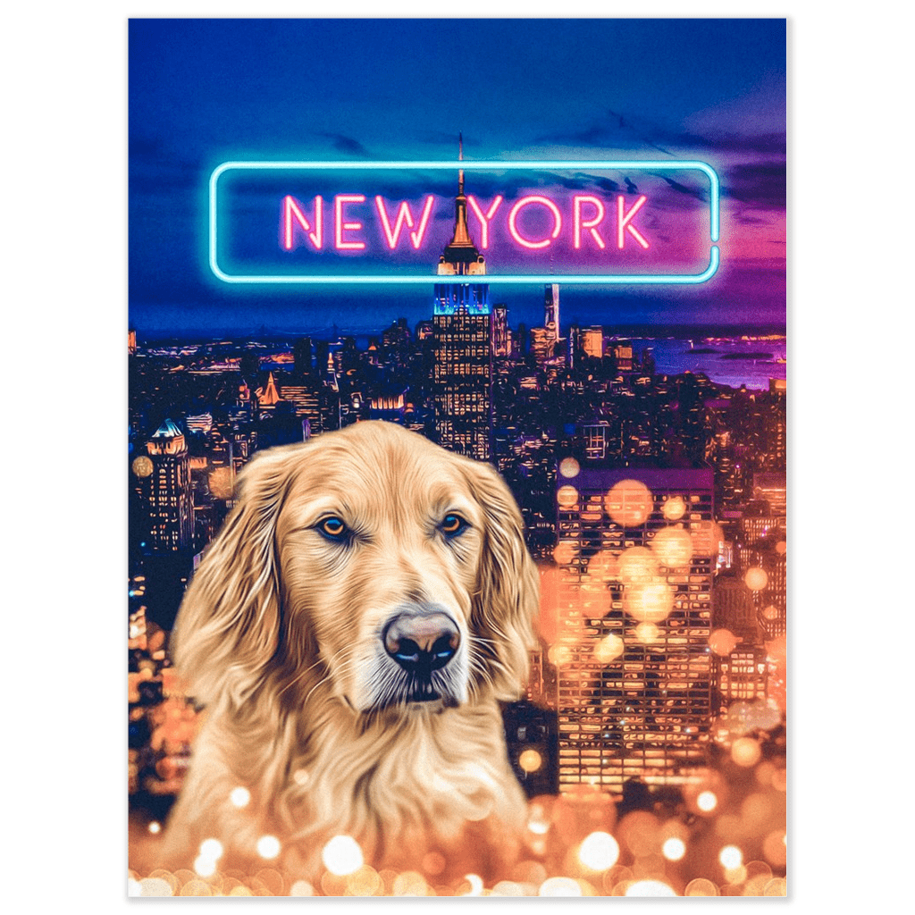 &#39;Doggos of New York&#39; Personalized Pet Poster