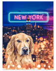 Póster personalizado para mascotas 'Doggos of New York'