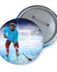 Hockey Doggo Custom Pin