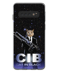 'Cat in Black' Personalized Phone Case