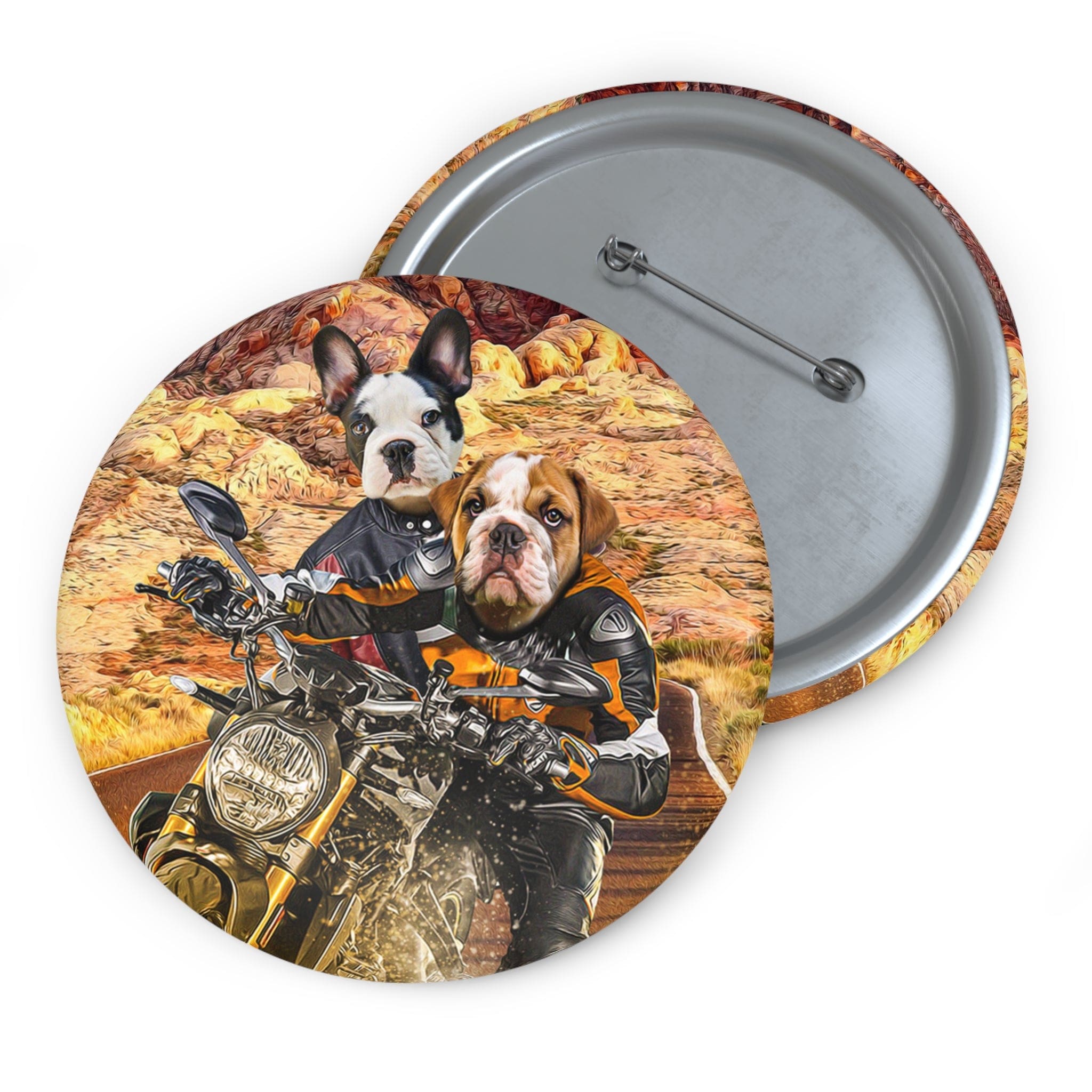 Dogati Rider(s) ( 1 - 2 Pets) Custom Pin