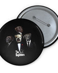 The Dogfather(s) Custom Pin ( 1 - 4 Pets)