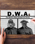 'D.W.A (Doggos with Attitude)' Personalized 2 Pet Puzzle