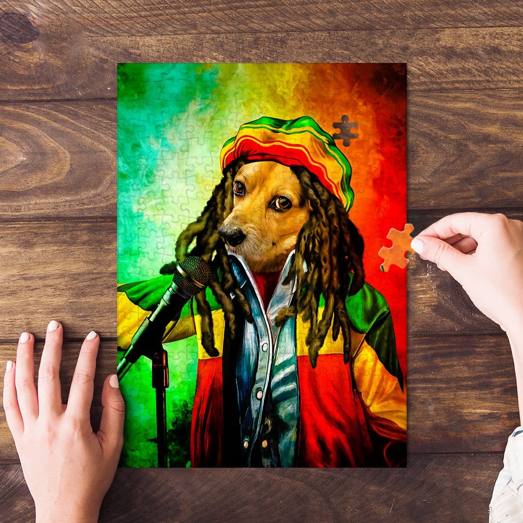 &#39;Dog Marley&#39; Personalized Pet Puzzle