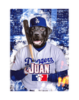 'Los Angeles Doggers' Personalized Pet Standing Canvas