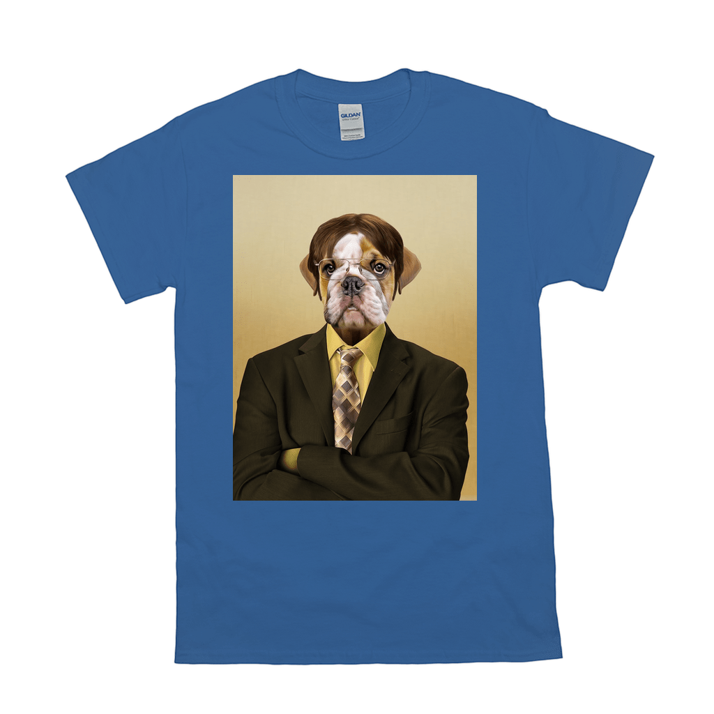 Camiseta personalizada para mascotas &#39;Dwight Woofer&#39; 