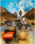 'Harley Wooferson' Personalized 3 Pet Puzzle