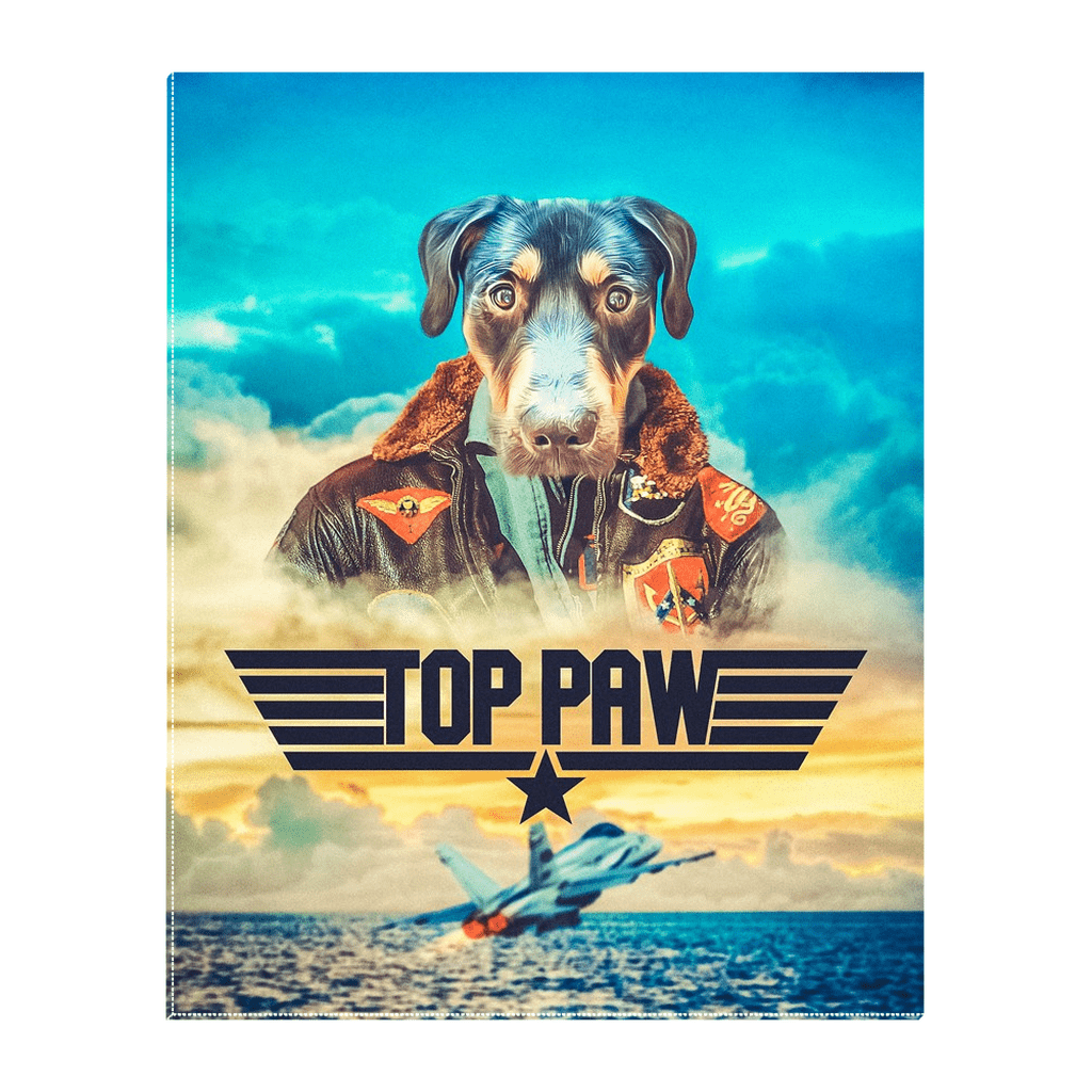 &#39;Top Paw&#39; Personalizable Pet Standing Canvas