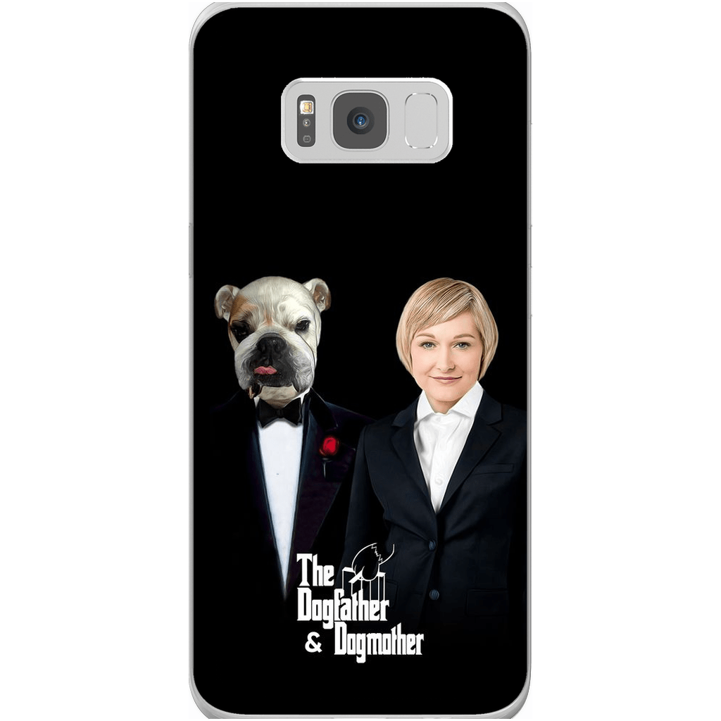 Funda personalizada para teléfono humano o mascota &#39;The Dogfather &amp;amp; Dogmother&#39;