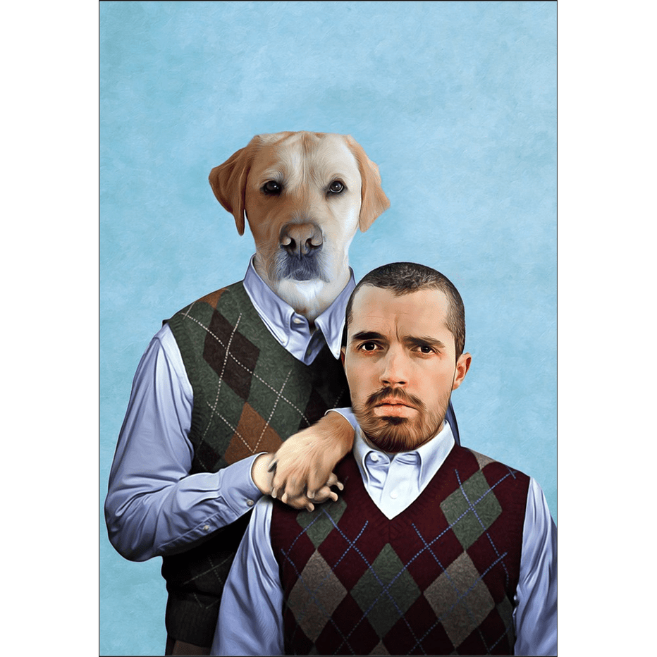 'Step Doggo & Human' Personalized Poster doggovinci