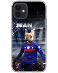 Funda para teléfono personalizada 'France Doggos Soccer'
