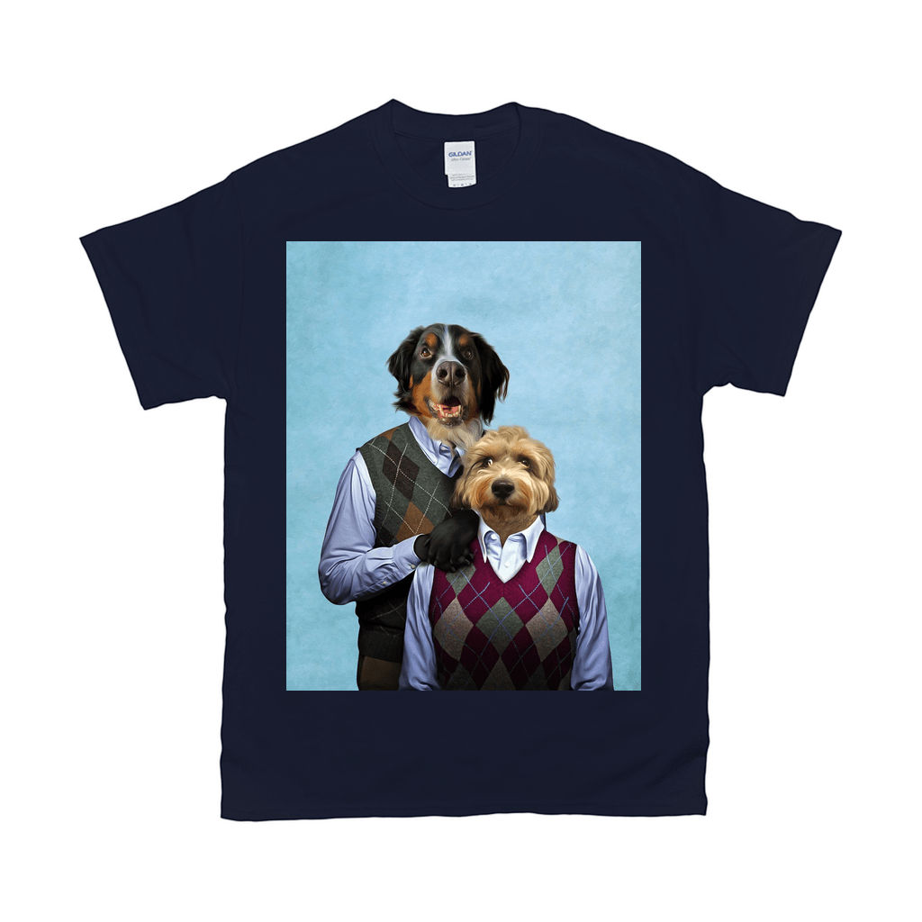 &#39;Step Doggo &amp; Doggette&#39; Personalized 2 Pet T-Shirt