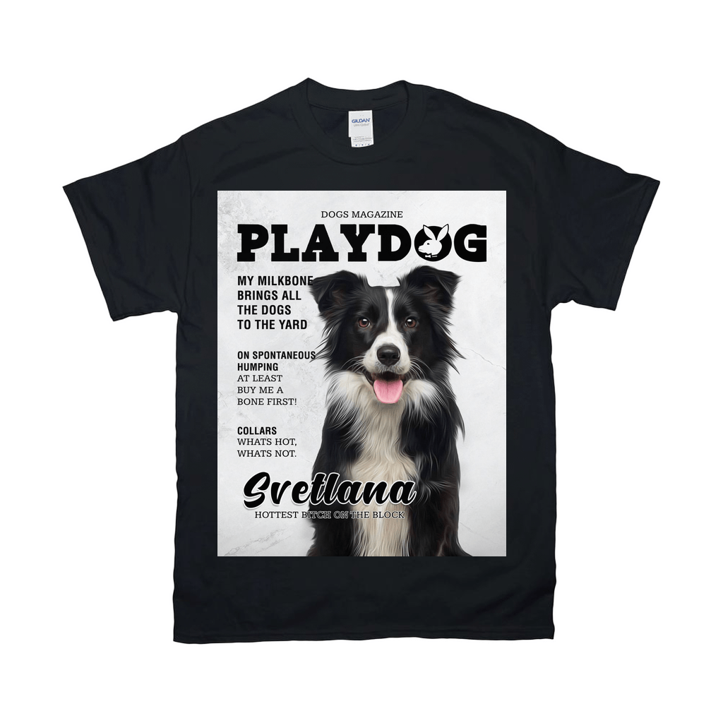 &#39;Playdog&#39; Personalized Pet T-Shirt