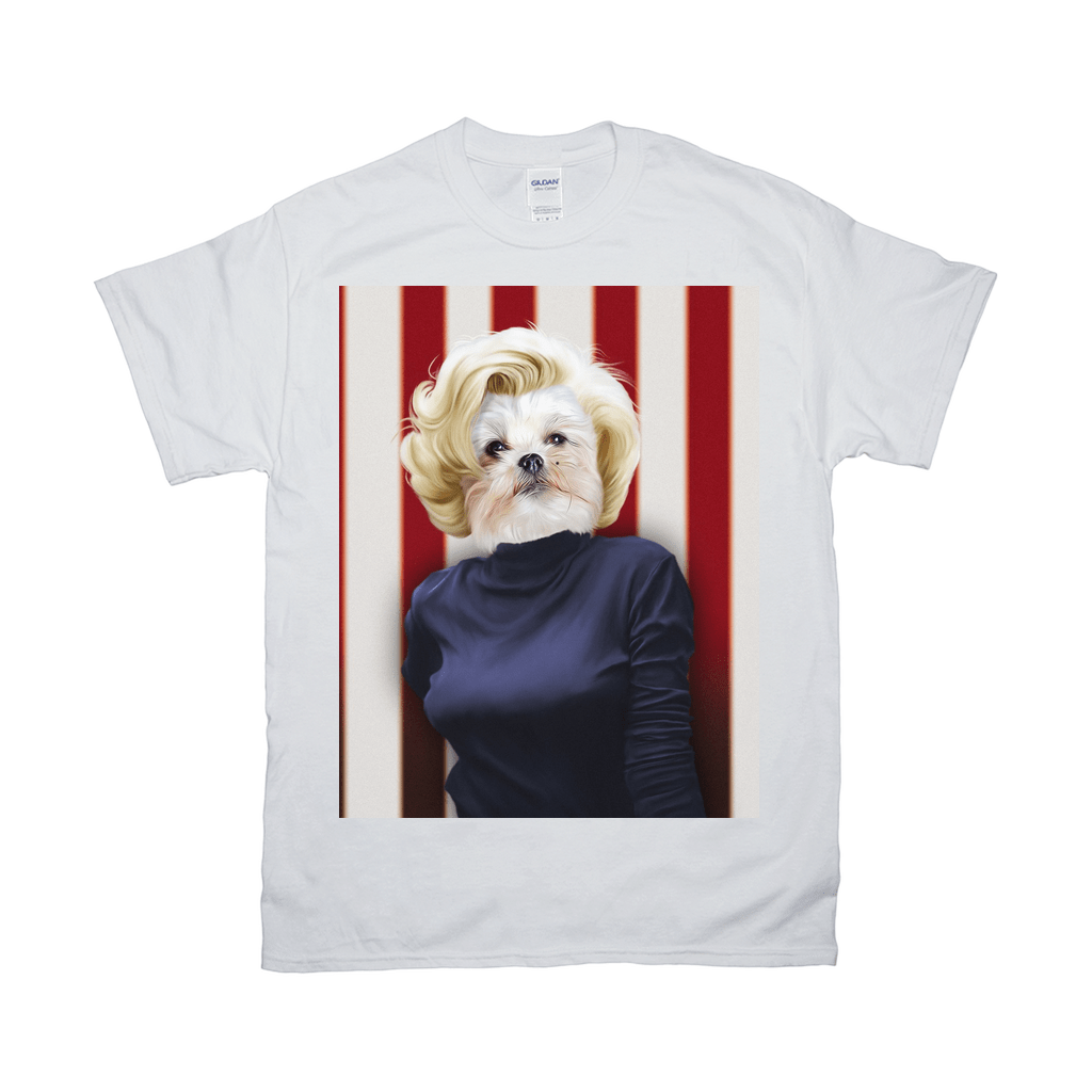 &#39;Marilyn Monpaw&#39; Personalized Pet T-Shirt