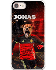 Funda para móvil personalizada 'Belgium Doggos Soccer'