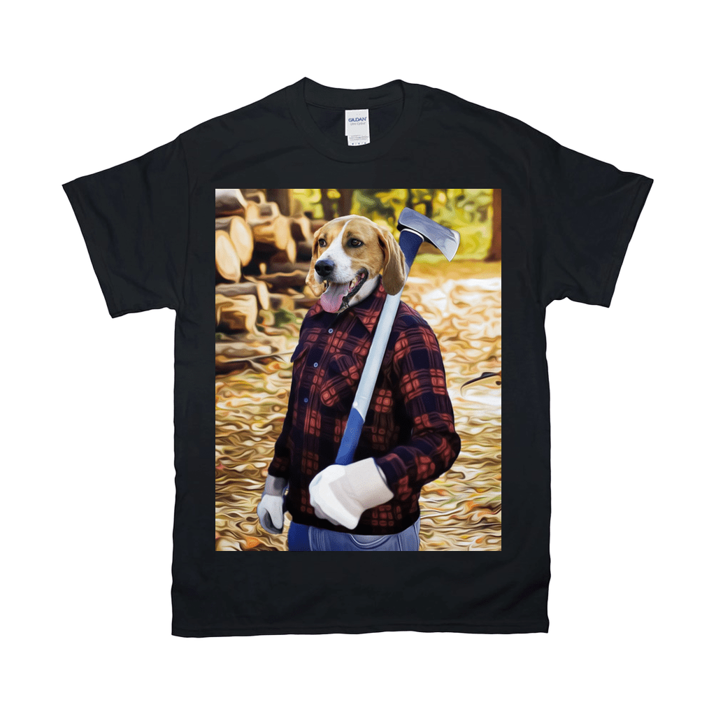 &#39;The Lumberjack&#39; Personalized Pet T-Shirt