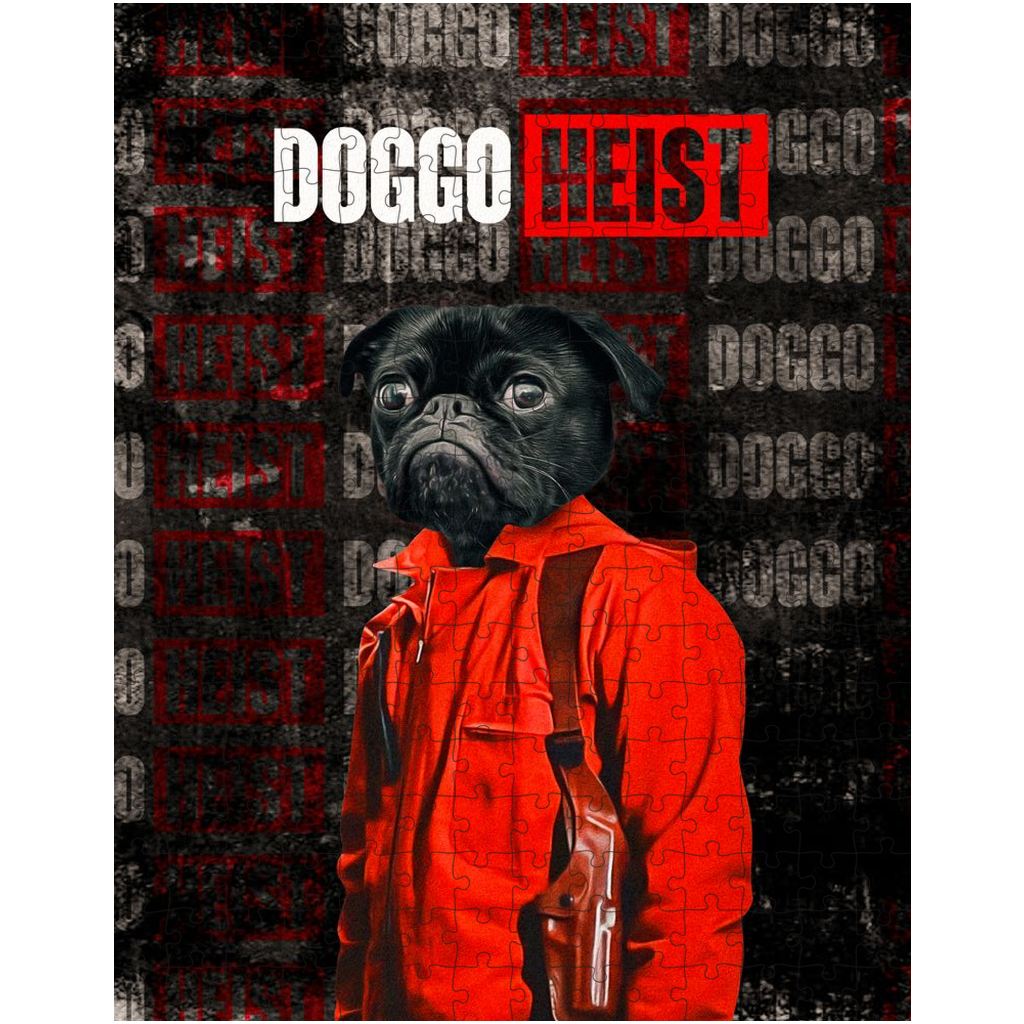 &#39;Doggo Heist 2&#39; Personalized Pet Puzzle