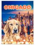 Póster Mascota personalizada 'Doggos Of Chicago'