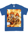 'The Firefighters' Personalized 2 Pet T-Shirt