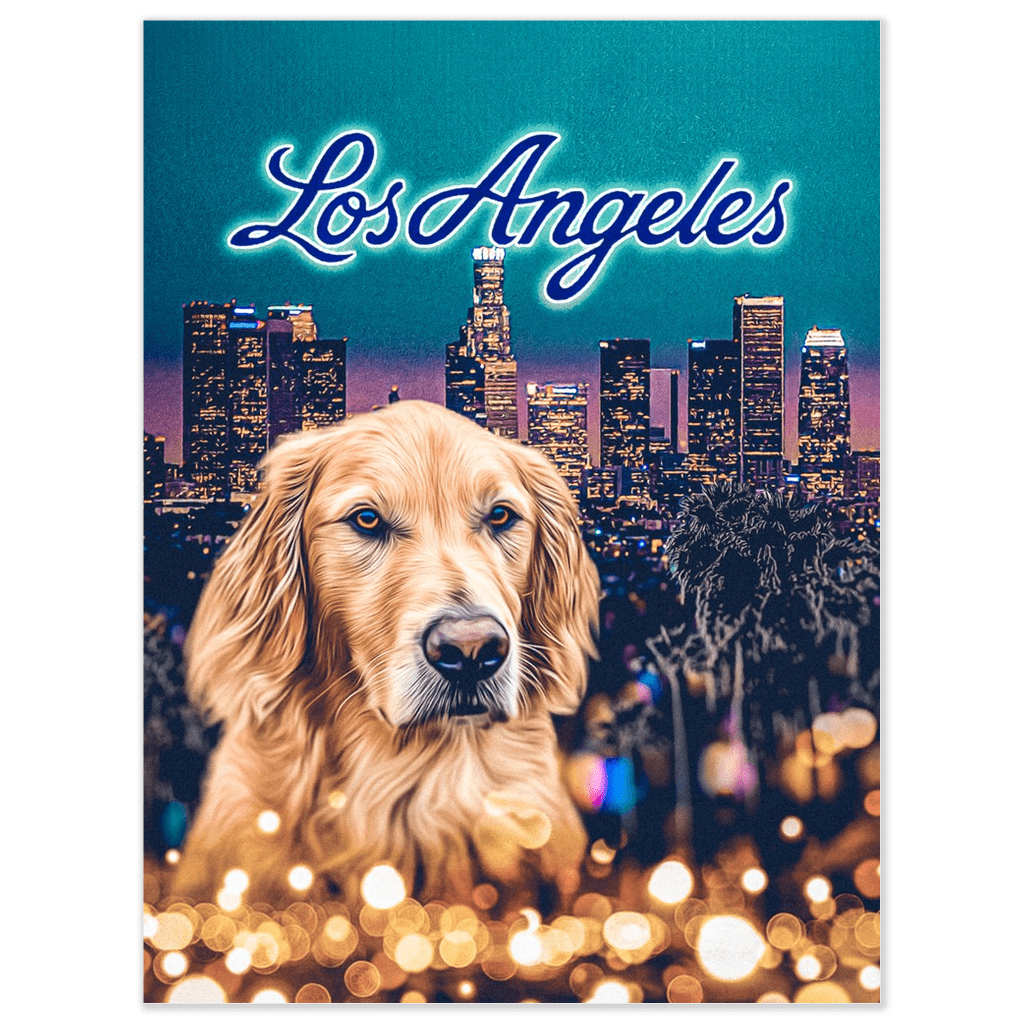 'Doggos of Los Angeles' Personalized Pet Poster
