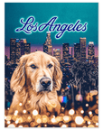 Póster personalizado para mascotas 'Doggos of Los Angeles'