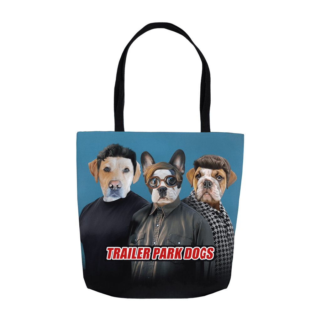 &#39;Trailer Park Dogs&#39; Personalized 3 Pet Tote Bag
