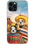 '2 Amigos' Personalized 2 Pet Phone Case