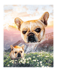'Majestic Mountain Valley' Personalized Pet Standing Canvas