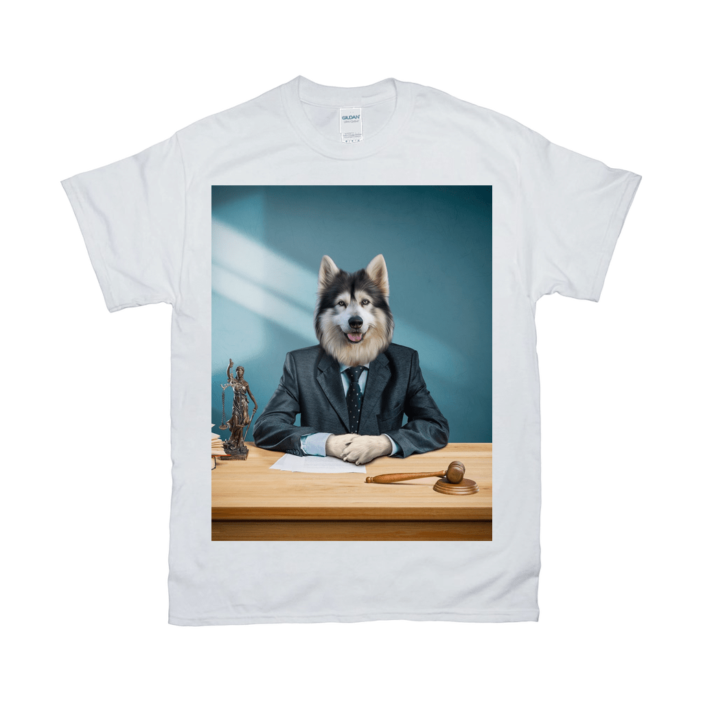 'The Lawyer' Personalized Pet T-Shirt