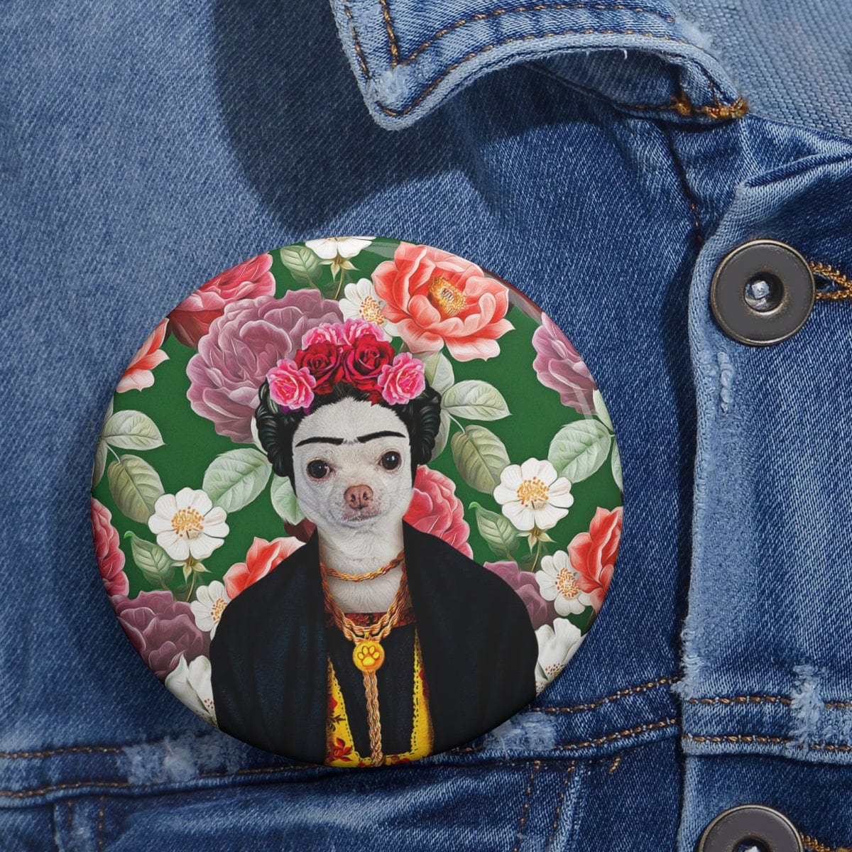 Frida Doggo Custom Pin