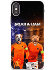 Funda personalizada para teléfono con 2 mascotas 'Holland Doggos'