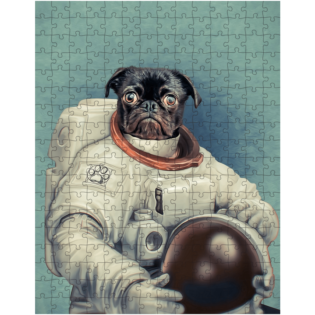 &#39;The Astronaut&#39; Personalized Pet Puzzle