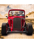 'The Hot Rod' Personalized 3 Pet Puzzle