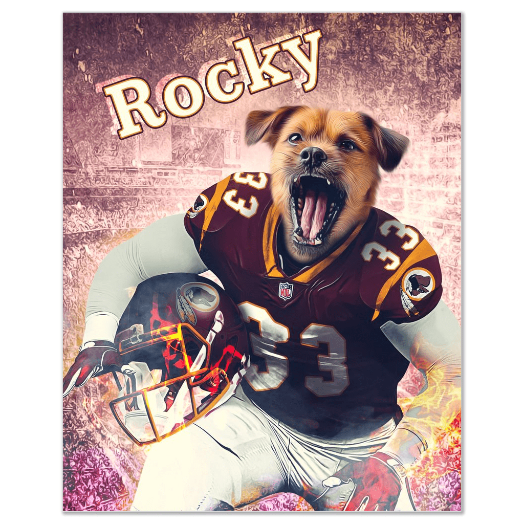 Póster Mascota personalizada &#39;Washington Doggos&#39;