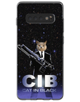 'Cat in Black' Personalized Phone Case