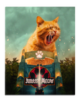 'Jurassic Meow' Personalized Pet Standing Canvas