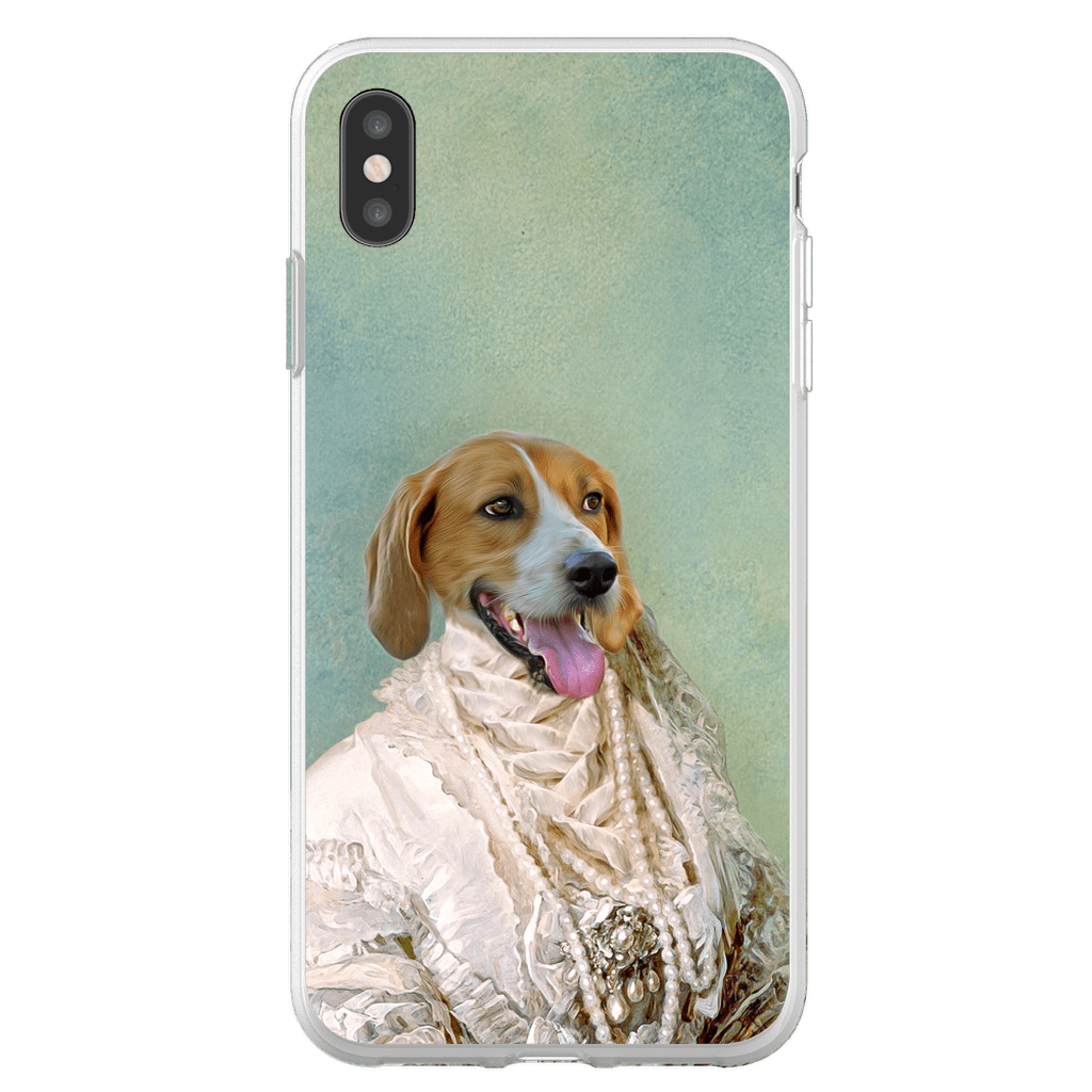 &#39;The Pearled Dame&#39; Personalized Phone Case