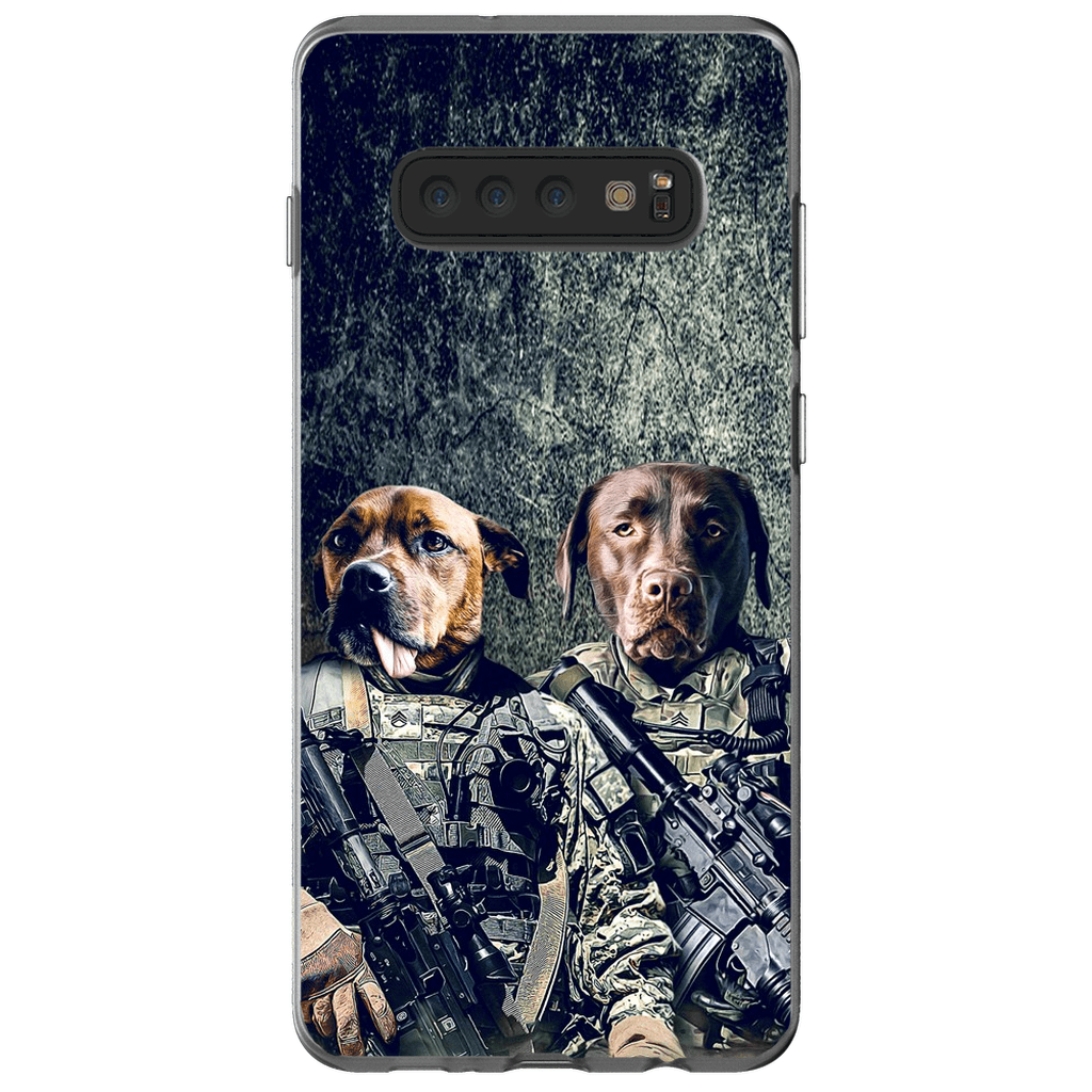 &#39;The Army Veterans&#39; Personalized 2 Pet Phone Case