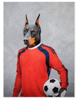 'The Soccer Goalie' Personalized Pet Poster