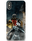 'Bat Dog & Robpaw' Personalized 2 Pet Phone Case