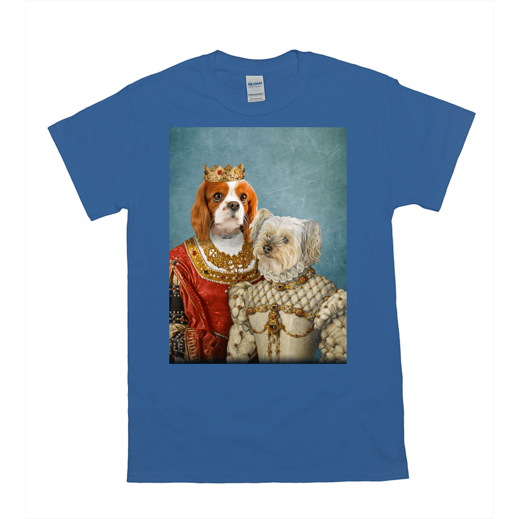Camiseta personalizada con 2 mascotas &#39;Reina y Princesa&#39; 