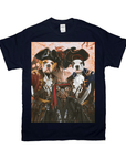Camiseta personalizada con 3 mascotas 'Los Piratas' 
