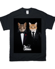 'The Catfathers' Personalized 2 Pet T-Shirt