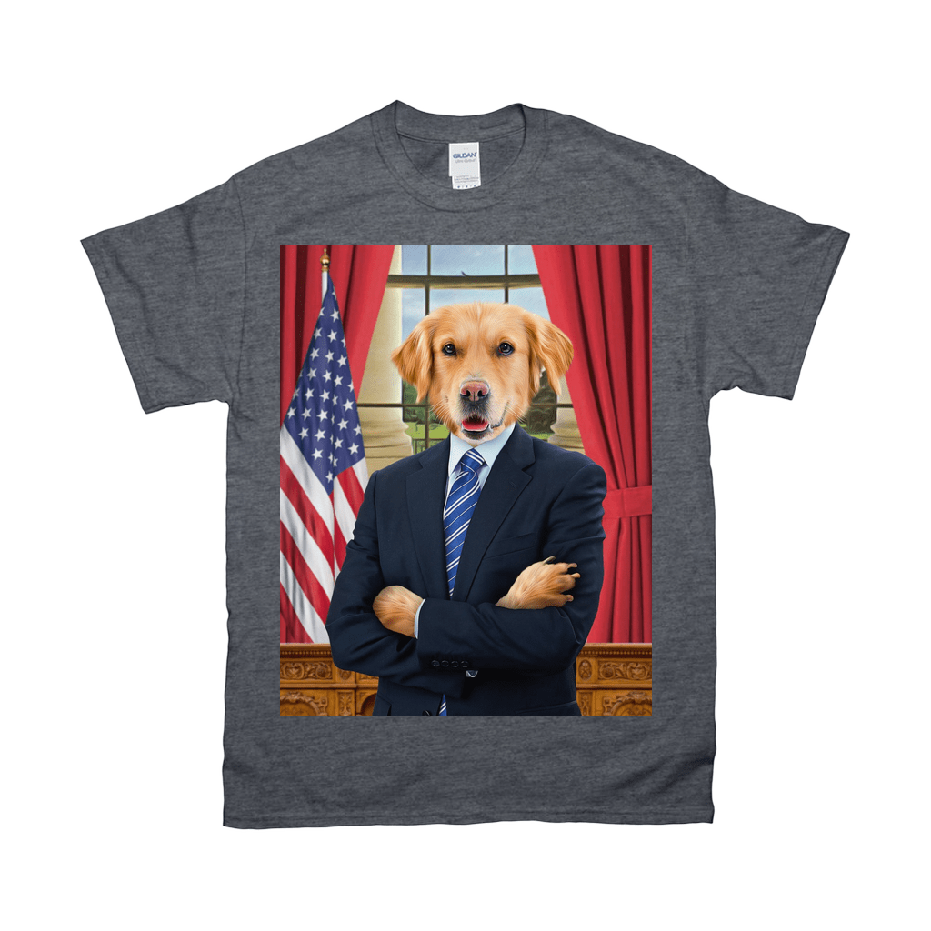&#39;The President&#39; Personalized Pet T-Shirt