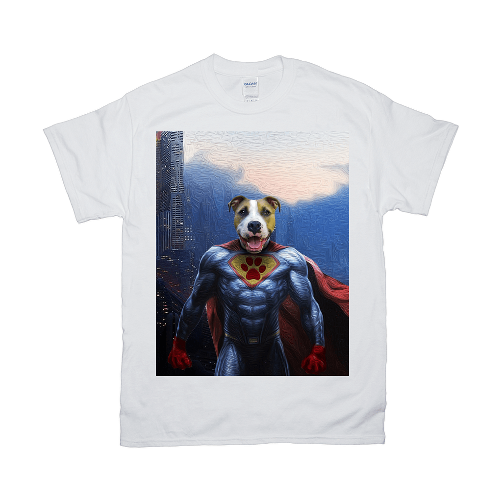 &#39;Super Dog&#39; Personalized Pet T-Shirt