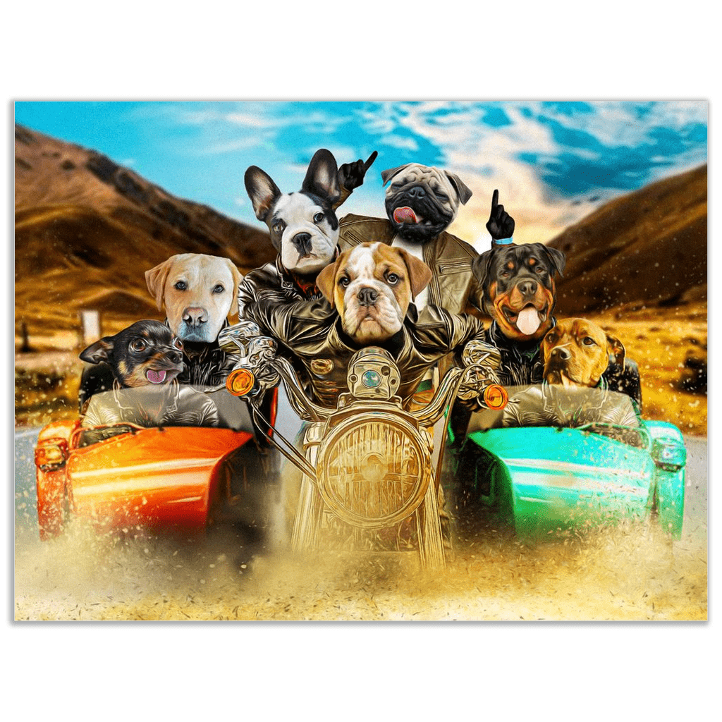&#39;Harley Wooferson&#39; Personalized 7 Pet Poster
